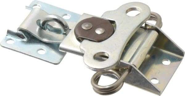Value Collection - 4.49" Long x 3-1/4" Wide x 0.72" High, Padlockable Latch Wing Turn Latch - Steel, with Zinc Finish - Apex Tool & Supply