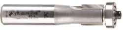 Amana Tool - 1/2" Cut Diam, 1/2" Length of Cut, 2 Flute Overhang Trim Edge Profile Router Bit - Carbide-Tipped, 1/2" Shank Diam, 2-5/8" OAL, Uncoated - Apex Tool & Supply