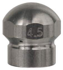 Value Collection - 4,200 psi Fixed, Sewer Pressure Washer Nozzle - 7.5mm Orifice Diam, 1/4" Thread - Apex Tool & Supply
