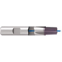 Emuge - 3/4-14 NPT 4 Flute Solid Carbide Standard Flute Tap - Apex Tool & Supply