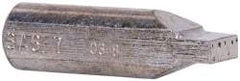Norton - 3A-F, 7/16" Shank Diam Multi-Point Diamond Dresser - 3/8" Long x 1/4" Thick Head - Apex Tool & Supply