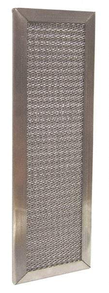 Made in USA - 20" Noml Height x 20" Noml Width x 2" Noml Depth, 75% Capture Efficiency, Permanent Air Filter - MERV 4, Aluminum Mesh, Integrated Aluminum Frame, 350 Max FPM, 1,000 CFM - Apex Tool & Supply