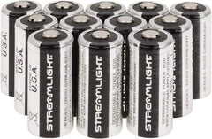 Streamlight - Size 123A, Lithium, 12 Pack, Standard Battery - 3 Volts - Apex Tool & Supply