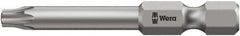 Wera - 1/4" Drive IP6 Torx Plus Screwdriver Bit - 3-1/2" OAL - Apex Tool & Supply