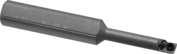 Kennametal - 0.208" Min Bore Diam, 2-1/2" OAL, 3/8" Shank Diam, CSBI Indexable Boring Bar - 1/2" Max Bore Depth, CDC Insert, Screw Holding Method - Apex Tool & Supply