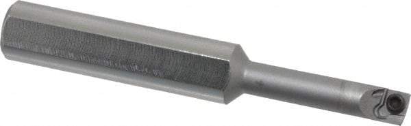 Kennametal - 0.23" Min Bore Diam, 2-1/2" OAL, 3/8" Shank Diam, CSBI Indexable Boring Bar - 1" Max Bore Depth, CDC Insert, Screw Holding Method - Apex Tool & Supply