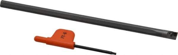 Kennametal - 0.285" Min Bore Diam, 6" OAL, 1/4" Shank Diam, CCBI Indexable Boring Bar - 2-1/2" Max Bore Depth, CDC Insert, Screw Holding Method - Apex Tool & Supply