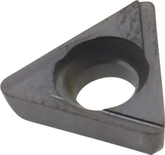 Kennametal - TPCG222 Grade KC5010 Carbide Boring Insert - TiC/TiCN/TiN Finish, 60° Triangle, 11° Relief Angle, 1/4" Inscr Circle, 3/32" Thick, 1/32" Corner Radius - Apex Tool & Supply