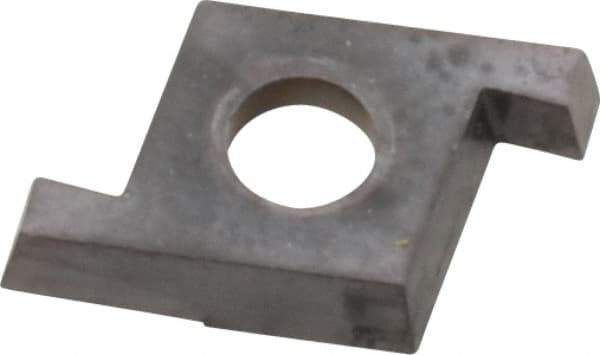 Kennametal - 2062CPG Grade KC5010, 0.06" Cutting Width Carbide Grooving Insert - 0.065" Max Depth of Cut, Right Hand, TiN Finish - Apex Tool & Supply