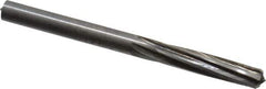 Hertel - 17/64" Solid Carbide 6 Flute Chucking Reamer - Spiral Flute, Straight Shank, 1-1/8" Flute Length, 3-1/4" OAL - Apex Tool & Supply