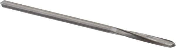 Hertel - 3/32" Solid Carbide 4 Flute Chucking Reamer - Spiral Flute, Straight Shank, 1/2" Flute Length, 2" OAL - Apex Tool & Supply