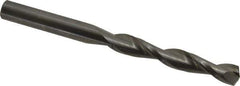 Hertel - 21/64" 135° Solid Carbide Jobber Drill - Right Hand Cut, Parabolic Flute, 4" OAL, Split Point - Apex Tool & Supply