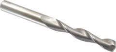 Hertel - 23/64" 135° Solid Carbide Jobber Drill - Right Hand Cut, Parabolic Flute, 4" OAL, Split Point - Apex Tool & Supply