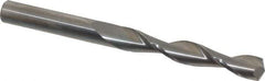 Hertel - 3/8" 135° Solid Carbide Jobber Drill - Right Hand Cut, Parabolic Flute, 4-1/4" OAL, Split Point - Apex Tool & Supply