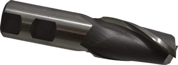 Hertel - 28mm, 2" LOC, 1" Shank Diam, 4-1/2" OAL, 2 Flute, Cobalt Square End Mill - Single End, Uncoated, Centercutting, Right Hand Cut - Apex Tool & Supply