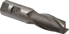 Hertel - 25mm, 2" LOC, 1" Shank Diam, 4-1/2" OAL, 2 Flute, Cobalt Square End Mill - Single End, Uncoated, Centercutting, Right Hand Cut - Apex Tool & Supply