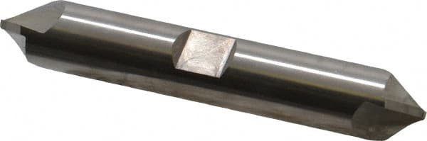 Hertel - 1/2" Diam 2 Flute Double End Cobalt Chamfer Mill - Apex Tool & Supply