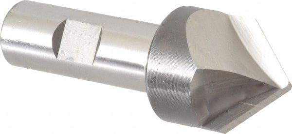 Hertel - 1-1/4" Diam 2 Flute Single End Cobalt Chamfer Mill - Apex Tool & Supply