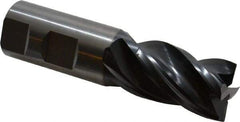OSG - 1", 1-1/2" LOC, 1" Shank Diam, 4" OAL, 4 Flute, Solid Carbide Square End Mill - Single End, TiAlN Finish, Spiral Flute, 35° Helix, Right Hand Cut, Right Hand Flute, Series VG441 - Apex Tool & Supply