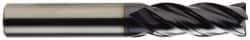 OSG - 1", 4 Flute, Single End, Solid Carbide, 0.06" Corner Radius End Mill - 4" OAL, Right Hand Flute, 1-1/2" LOC, Right Hand Cut - Apex Tool & Supply