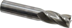 Hertel - 16mm, 32mm LOC, 16mm Shank Diam, 89mm OAL, 4 Flute, Solid Carbide Square End Mill - Single End, Uncoated, 30° Helix, Centercutting, Right Hand Cut - Apex Tool & Supply