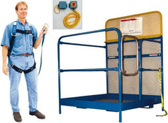 Vestil - 60" Platform - Forklift Work Platform, 1,000 Lb Capacity, 60" Platform Height, 48" Base Width x 48" Base Depth - Apex Tool & Supply
