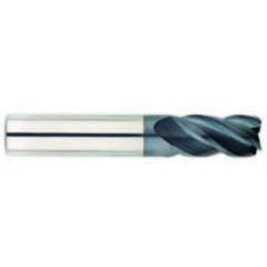 1/4" Dia. - 5/8" LOC - 2-1/2" OAL - 4 FL Carbide S/E HP End Mill-AlTiN - Apex Tool & Supply