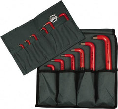 Wiha - 12 Piece Insulated L-Key Ball End Hex Key Set - Hex Range 1/16 to 1/2" - Apex Tool & Supply