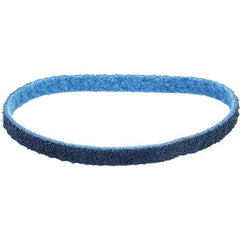 Dynabrade - 3/4" Wide x 20-1/2" OAL, Aluminum Oxide Abrasive Belt - Aluminum Oxide, Very Fine, Nonwoven, Cloth Backing, Wet/Dry - Apex Tool & Supply