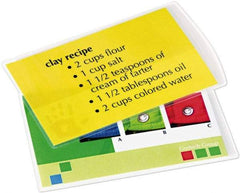 FELLOWES - 100 Piece, 5 mil Thick Plastic Pouch - 11-1/2 Inch Wide x 9 Inch High - Apex Tool & Supply