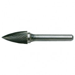 SG-51 Standard Cut Solid Carbide Bur-Pointed Tree Shape - Apex Tool & Supply