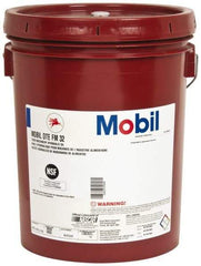 Mobil - 5 Gal Pail Mineral Hydraulic Oil - ISO 32, 31.9 cSt at 40°C & 5.5 cSt at 100°F, Food Grade - Apex Tool & Supply