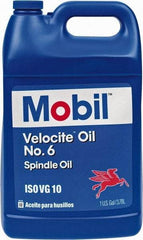Mobil - 1 Gal Container Mineral Spindle Oil - ISO 10, 10 cSt at 40°C & 2.62 cSt at 100°C - Apex Tool & Supply