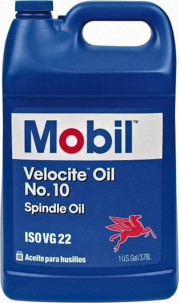 Mobil - 1 Gal Container Mineral Spindle Oil - ISO 22, 22 cSt at 40°C & 4 cSt at 100°C - Apex Tool & Supply