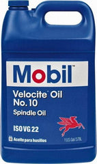 Mobil - 1 Gal Container Mineral Spindle Oil - ISO 22, 22 cSt at 40°C & 4 cSt at 100°C - Apex Tool & Supply