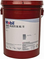 Mobil - 5 Gal Pail Mineral Spindle Oil - ISO 22, 22 cSt at 40°C & 4 cSt at 100°C - Apex Tool & Supply