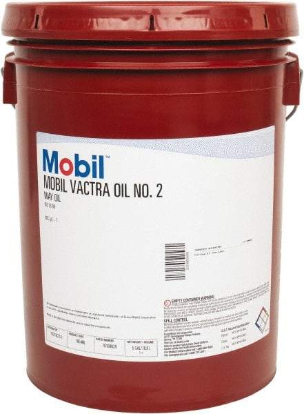 Mobil - 5 Gal Pail, Mineral Way Oil - ISO Grade 68, SAE Grade 9 - Apex Tool & Supply