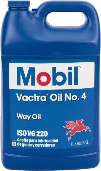 Mobil - 1 Gal Container, Mineral Way Oil - ISO Grade 220, SAE Grade 18 - Apex Tool & Supply