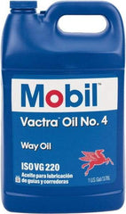 Mobil - 1 Gal Container, Mineral Way Oil - ISO Grade 220, SAE Grade 18 - Apex Tool & Supply