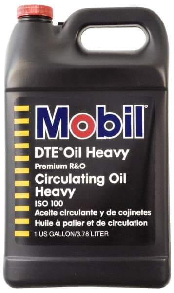Mobil - 1 Gal Container Mineral Circulating Oil - SAE 40, ISO 150, 146 cSt at 40°C & 14.4 cSt at 100°F - Apex Tool & Supply