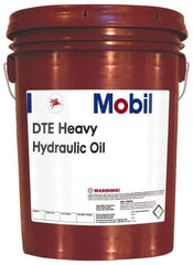 Mobil - 5 Gal Pail Mineral Circulating Oil - SAE 30, ISO 100, 95.1 cSt at 40°C & 10.9 cSt at 100°F - Apex Tool & Supply