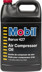 Mobil - 1 Gal Bottle, ISO 100, SAE 30, Air Compressor Oil - 300°, 104.6 Viscosity (cSt) at 40°C, 11.6 Viscosity (cSt) at 100°C - Apex Tool & Supply