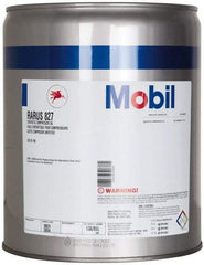 Mobil - 5 Gal Pail, ISO 100, SAE 30, Air Compressor Oil - -20°F to 400°, 10.12 Viscosity (cSt) at 100°C, 107.5 Viscosity (cSt) at 40°C - Apex Tool & Supply