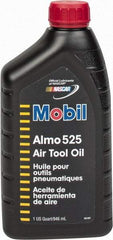 Mobil - Bottle, ISO 46, Air Tool Oil - 46 Viscosity (cSt) at 40°C, 7.3 Viscosity (cSt) at 100°C, Series Almo 525 - Apex Tool & Supply