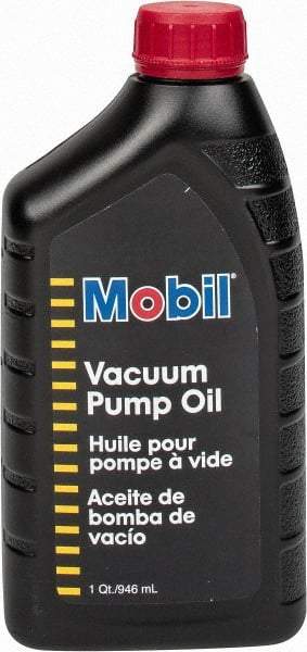 Mobil - 1 Qt Bottle Mineral Vacuum Pump Oil - SAE 20, ISO 68, 100 cSt at 40°C - Apex Tool & Supply