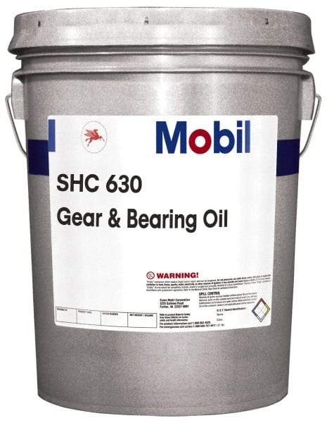 Mobil - 5 Gal Pail, Synthetic Gear Oil - ISO 220 - Apex Tool & Supply