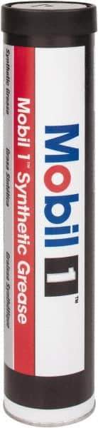 Mobil - 13.4 oz Cartridge Synthetic General Purpose Grease - Red, 302°F Max Temp, NLGIG 2, - Apex Tool & Supply