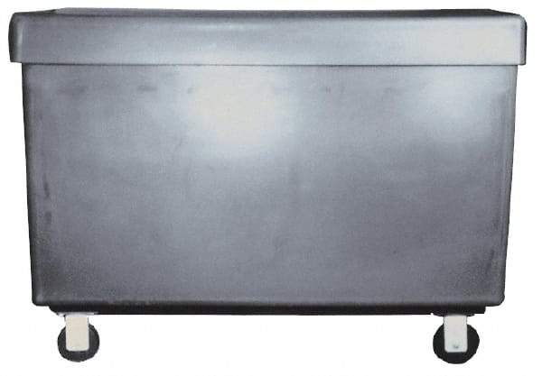 Bayhead Products - 800 Lb Load Capacity, Polyethylene Rolling Covered Container - 21" Wide x 41" Long x 21-1/2" High - Apex Tool & Supply