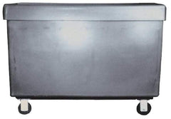 Bayhead Products - 800 Lb Load Capacity, Polyethylene Rolling Covered Container - 21" Wide x 41" Long x 21-1/2" High - Apex Tool & Supply