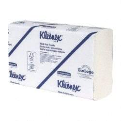 Kleenex - 1 Ply White Multi-Fold Paper Towels - 9-1/4" Wide - Apex Tool & Supply